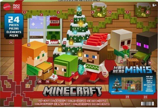 Advendikalender Minecraft цена и информация | Poiste mänguasjad | kaup24.ee
