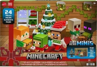 Advendikalender Minecraft цена и информация | Игрушки для мальчиков | kaup24.ee