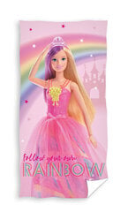 Детское полотенце Barbie, 70x140 см цена и информация | Полотенца | kaup24.ee