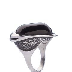 Серебряное кольцо с ониксом цена и информация | Кольцо | kaup24.ee