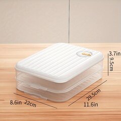 Двойная морозильная коробка для домашних приготовлений цена и информация | Посуда для хранения еды | kaup24.ee