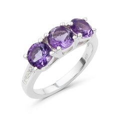 Серебряное (925) кольцо с драгоценными камнями, код ah5375-1 AH5375-1EU-57 цена и информация | Кольцо | kaup24.ee