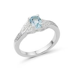 Серебряное (925) кольцо с драгоценными камнями, код ah5593-2 AH5593-2EU-57 цена и информация | Кольцо | kaup24.ee