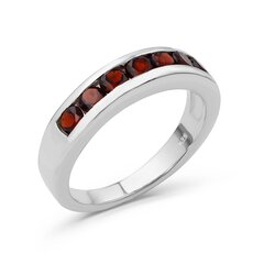 Серебряное (925) кольцо с драгоценными камнями, код ah5219-4 AH5219-4EU-57 цена и информация | Кольца | kaup24.ee