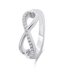 Hõbesõrmus naistele Brilio Silver RI052W hind ja info | Sõrmused | kaup24.ee