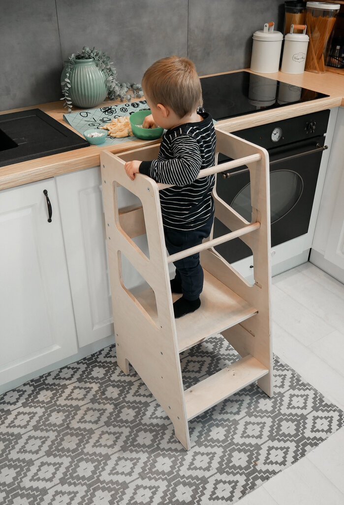 Köögitorn Babylike N2R, beež hind ja info | Laste lauad ja toolid | kaup24.ee
