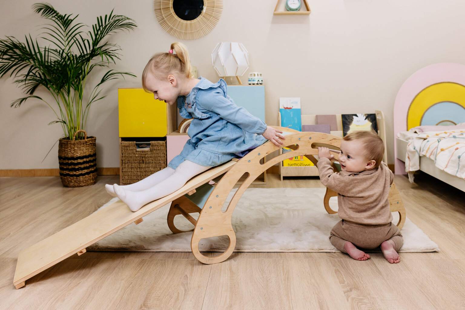 Puidust jalas Montessori Babylike B85, 85cm цена и информация | Arendavad mänguasjad | kaup24.ee