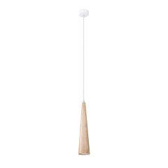 Pendant lamp SULA 1 natural wood PEACH PUFF SL.1100 цена и информация | Потолочный светильник, 38 x 38 x 24 см | kaup24.ee