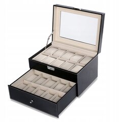 Коробка-органайзер для часов, 20 штук, 28 x 20 x 16 см цена и информация | Детали интерьера | kaup24.ee