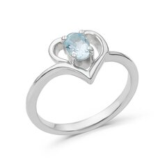 Серебряное (925) кольцо с драгоценными камнями, код ah5703-2 AH5703-2EU-57 цена и информация | Кольцо | kaup24.ee
