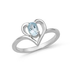 Серебряное (925) кольцо с драгоценными камнями, код ah5703-2 AH5703-2EU-57 цена и информация | Кольцо | kaup24.ee