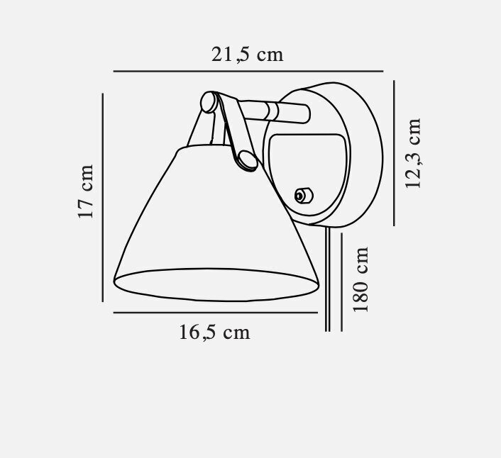 Nordlux seinavalgusti Strap 84291001 hind ja info | Seinavalgustid | kaup24.ee