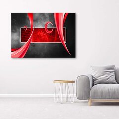 Seinapilt Punane abstraktsioon hind ja info | Seinapildid | kaup24.ee