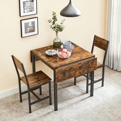 Кухонный стол в индустриальном стиле на 4 персоны цена и информация | Кухонные и обеденные столы | kaup24.ee