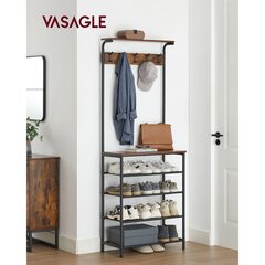 Шкаф для одежды с 5 полками цена и информация | Вешалки для одежды | kaup24.ee