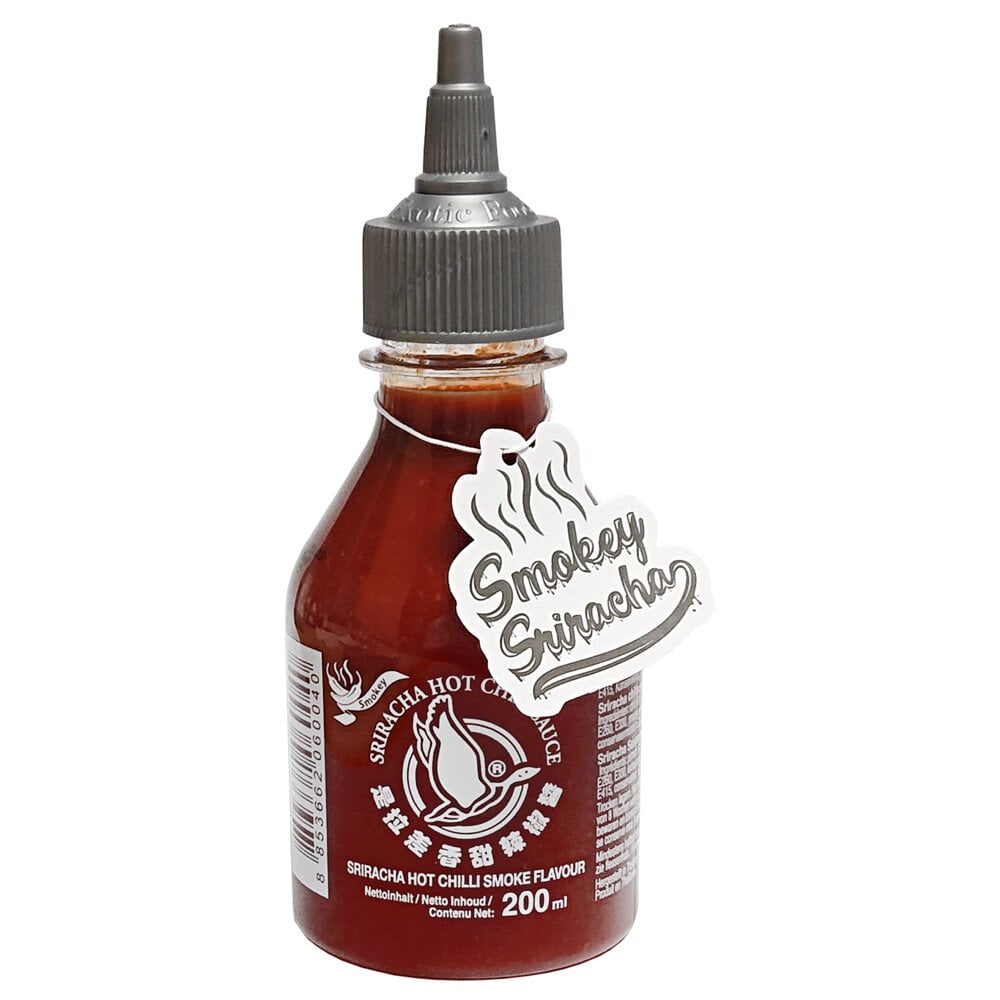 Sriracha kuum kaste suitsuse maitsega - Smokey Sriracha, Flying Goose Brand, 200ml hind ja info | Kastmed | kaup24.ee