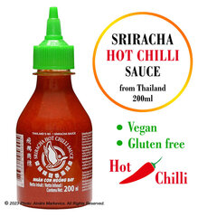 Sriracha Algne kuum tšillikaste, Sriracha Original Hot Chilli Sauce, Flying Goose Brand, 200ml цена и информация | Соусы | kaup24.ee