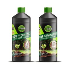 AgroGardens Grow For Hydro/Coco A+B 2x1L цена и информация | AgroGardens Товары для сада | kaup24.ee