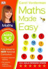 Maths Made Easy: Numbers, Ages 3-5 Preschool цена и информация | Книги для подростков и молодежи | kaup24.ee