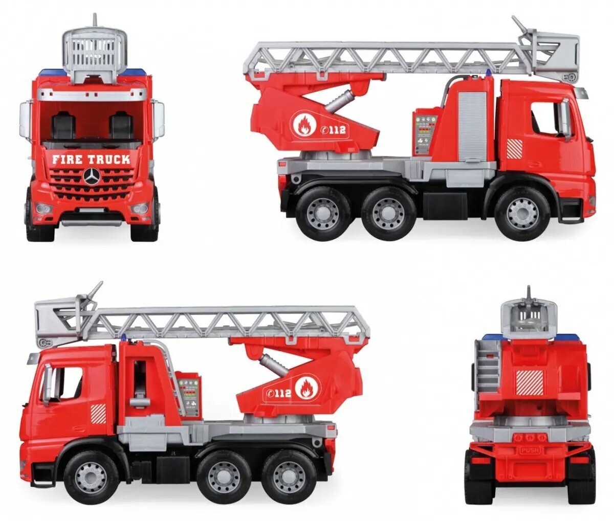 Sõiduk tuletõrje redeliga 48cm hind ja info | Poiste mänguasjad | kaup24.ee
