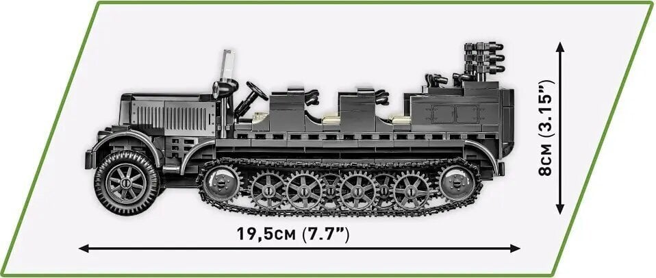 Ajalooline kollektsioon Blocks Sd.Kfz. 7 Half-Track цена и информация | Klotsid ja konstruktorid | kaup24.ee