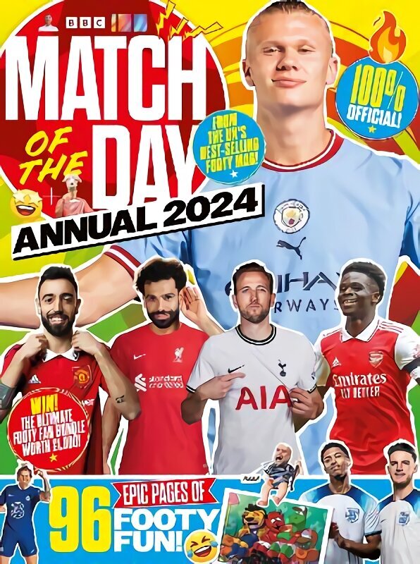 Match of the Day Annual 2024 цена и информация | Noortekirjandus | kaup24.ee