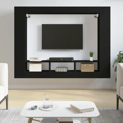 vidaXL telerikapp, must, 152 x 22 x 113 cm, tehispuit hind ja info | TV alused | kaup24.ee