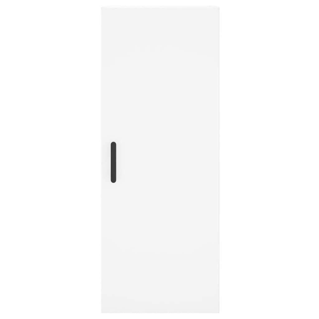 vidaXL seinakapp, valge, 34,5 x 34 x 90 cm hind ja info | Elutoa väikesed kapid | kaup24.ee