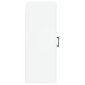 vidaXL seinakapp, valge, 34,5x34x90 cm, tehispuit цена и информация | Elutoa väikesed kapid | kaup24.ee