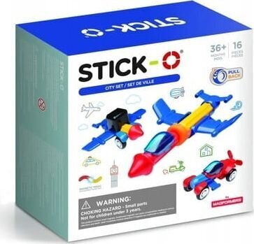 Magnetkonstruktor Magformers Stick-O City Set hind ja info | Klotsid ja konstruktorid | kaup24.ee