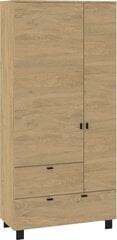 Riidekapp Meblocross Vegas, 190x90x42 cm, pruun hind ja info | Kapid | kaup24.ee
