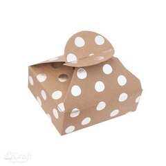 Коробочки с серебристыми кружочками, 4 шт. цена и информация | Подарочные упаковки | kaup24.ee