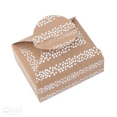 Коробочки с серебристыми полосками, 4 шт. цена и информация | Подарочные упаковки | kaup24.ee