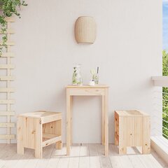 vidaXL pukid 2 t, 40x36x45 cm, männipuit цена и информация | Садовые стулья, кресла, пуфы | kaup24.ee