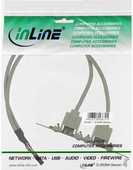 InLine USB 2.0 Slot Bracket 2x USB Type A female to 1x 10Pin Connector 35cm (33391) hind ja info | Lisatarvikud korpustele | kaup24.ee