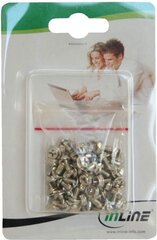 InLine Screw Set for PC bracket slot covers 50 pcs. (77782) hind ja info | Lisatarvikud korpustele | kaup24.ee