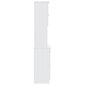 vidaXL puhvetkapp "ALTA", valge 77x35x165 cm, männipuit hind ja info | Kummutid | kaup24.ee