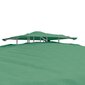 vidaXL aiatelk topeltkatusega roheline 3x3x2,68 m, kangas hind ja info | Varikatused ja aiapaviljonid | kaup24.ee