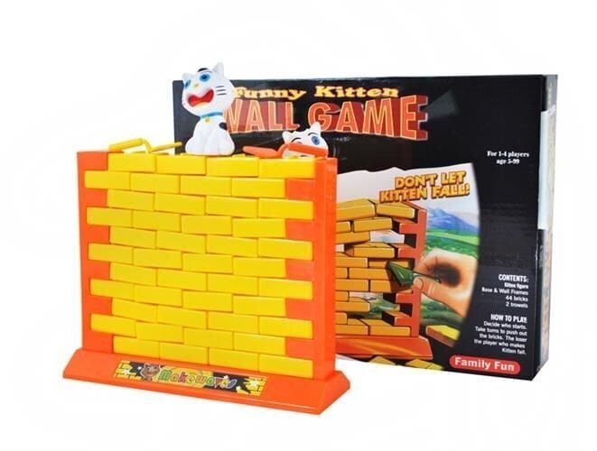 Kogupere lauamäng Wall Game kukkuv kass hind ja info | Lauamängud ja mõistatused | kaup24.ee