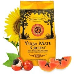 Чай Yerba Mate Green PAPAJA GUARANA, 1000 г цена и информация | Чай | kaup24.ee