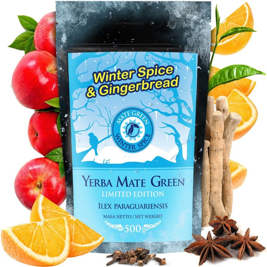 Tee Mate Green Winter Spice & Gingerbread, 500 g цена и информация | Tee | kaup24.ee