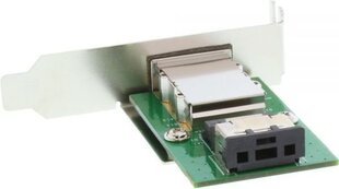 InLine SAS Low Profile Adapter Bracket external SFF-8088 to internal SFF-8087 (27650) hind ja info | Lisatarvikud korpustele | kaup24.ee