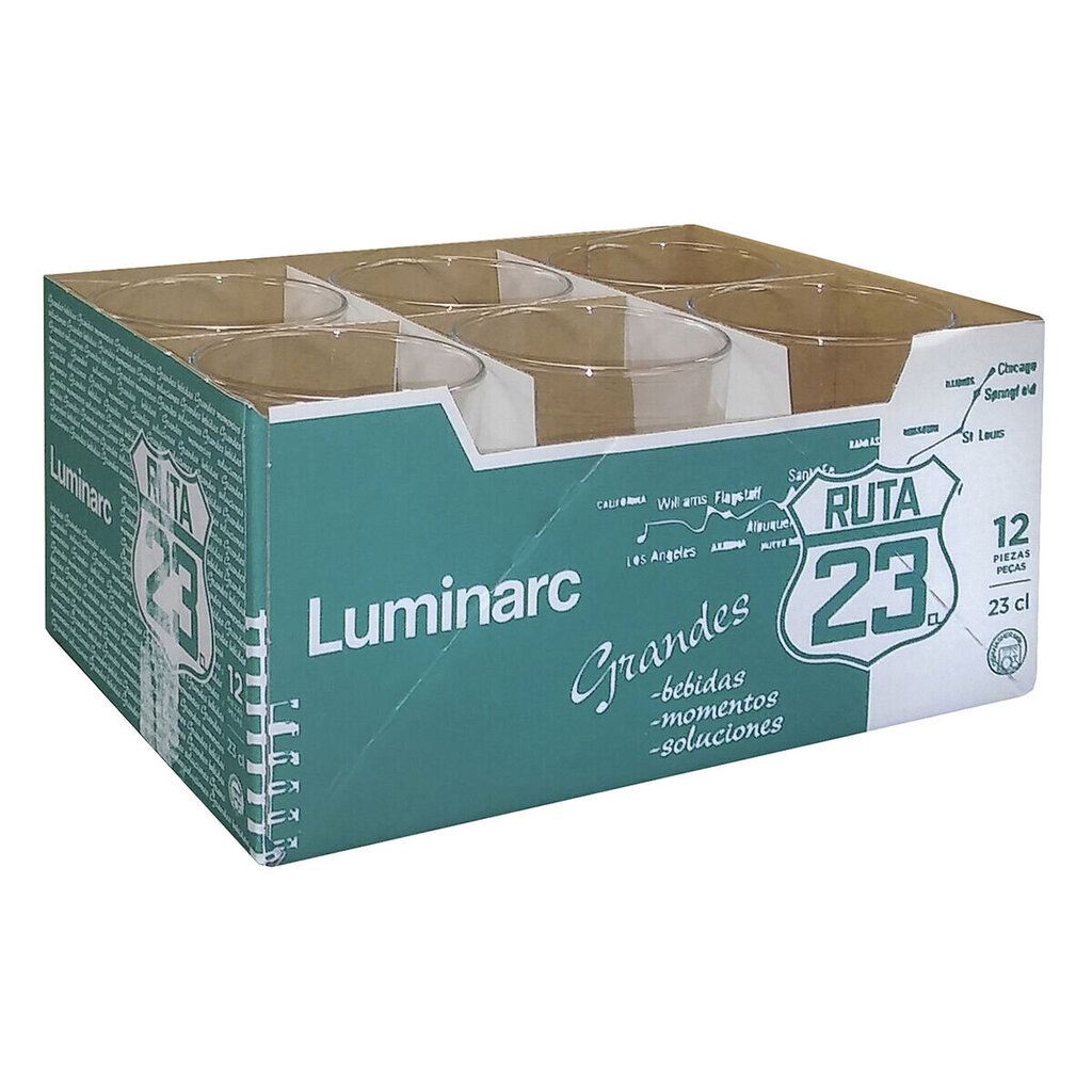 Klaas Luminarc Ruta 23 (230 ml) (12 tk) цена и информация | Klaasid, tassid ja kannud | kaup24.ee