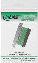 InLine SCSI III U320 Slot Bracket 68 Pin mini Sub-D female to female interior to exterior (45550) цена и информация | Аксессуары для корпусов | kaup24.ee
