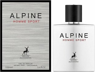 Парфюмированная вода Maison Alhambra Alpine Homme Sport EDP для мужчин, 100 мл цена и информация | Мужские духи | kaup24.ee