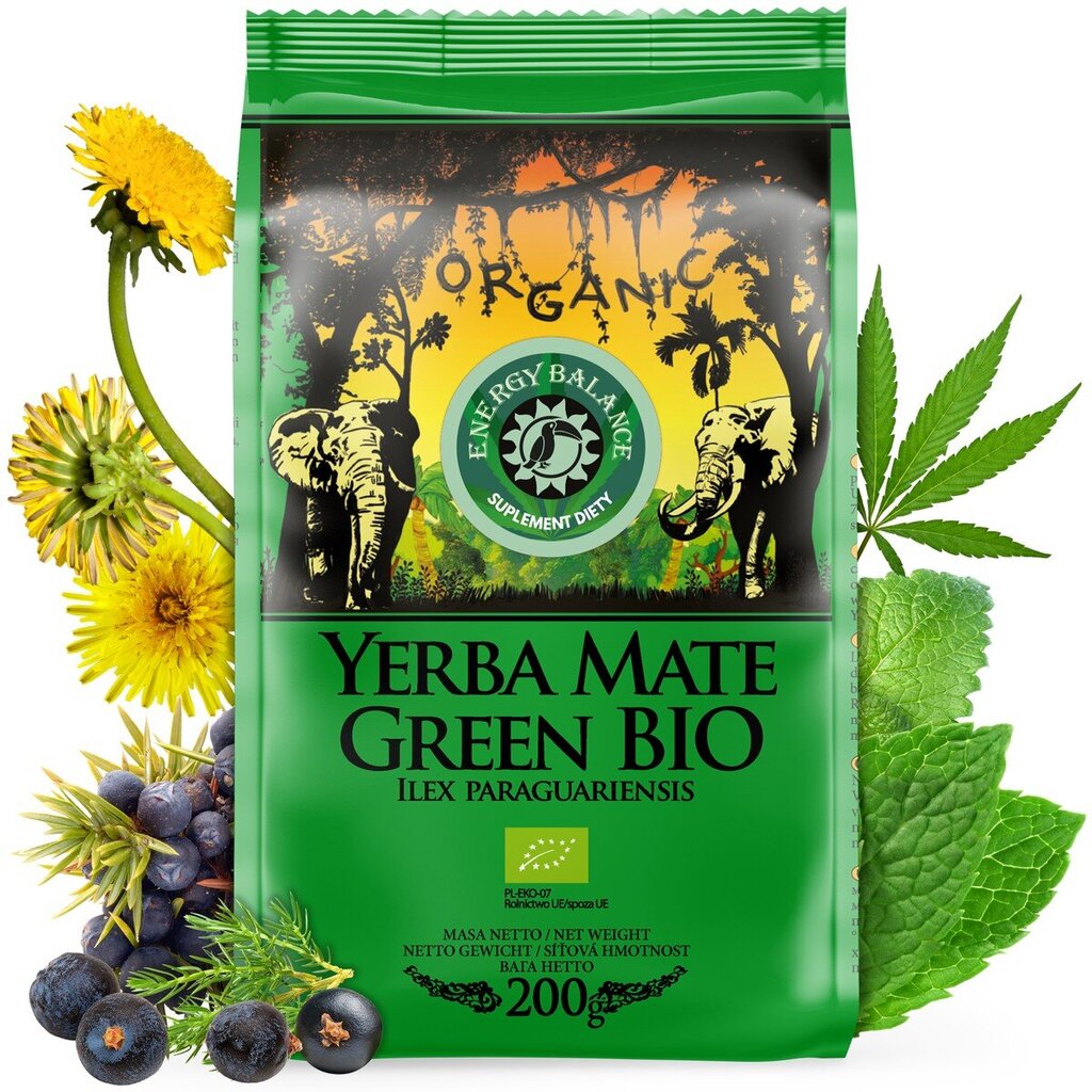 Tee Yerba Mate Bio Organic Energy Balance, 400 g цена и информация | Tee | kaup24.ee