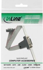 InLine Slot Bracket DB9 male to 10Pin internal female (33209) hind ja info | Lisatarvikud korpustele | kaup24.ee