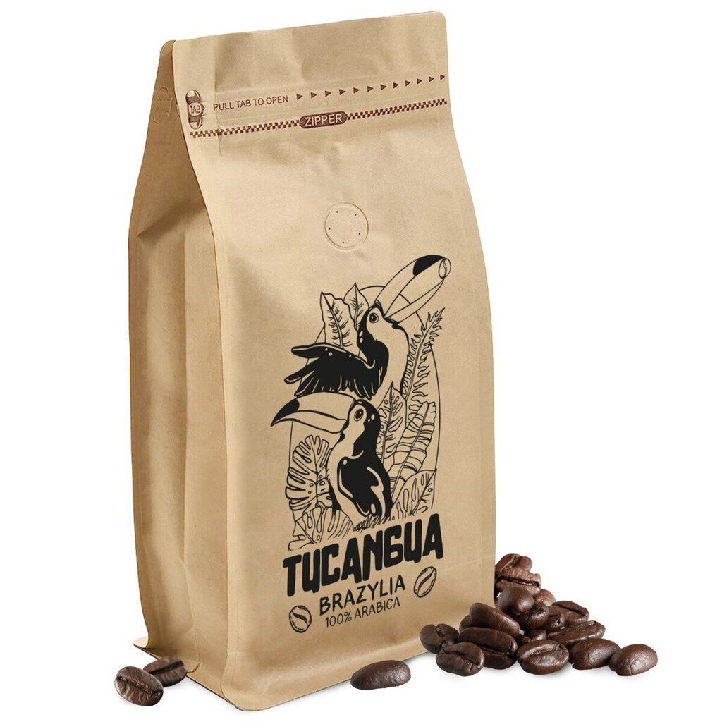 Kohv Tucangua Brasiilia 100% Arabica Santos, 250 g hind ja info | Kohv, kakao | kaup24.ee