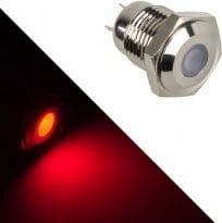 Lamptron Stainless Steel Vandal Resistant Illuminated Red button (LAMP-SW2002-S) hind ja info | Lisatarvikud korpustele | kaup24.ee