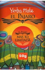 Tee Yerba Mate El Pajaro MAS IQ Limitada, 50 g hind ja info | Tee | kaup24.ee